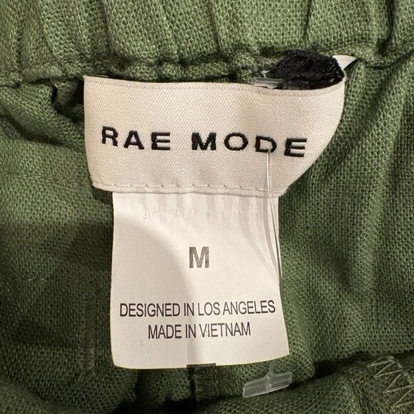 Rae Mode Linen Skort Olive green - Picture 4 of 5
